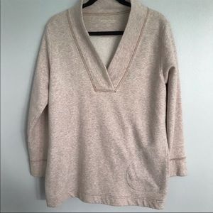Soft Surroundings V Neck Sweatshirt Tunic